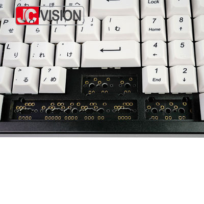 JCVISION 96 कुंजी DIY मैकेनिकल कीबोर्ड नॉन हॉट स्वैपेबल प्रोग्रामेबल PCB ANSI का समर्थन करता है