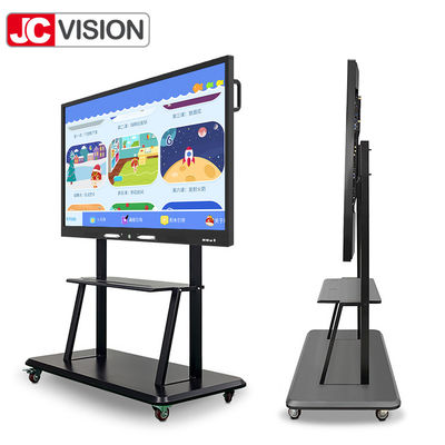 JCVISION 4K IR 20 टच इंटरएक्टिव व्हाइट बोर्ड क्लास शिक्षण के लिए स्क्रीन शेयर प्रोजेक्शन