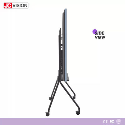 चांदी 4k एलसीडी इंटरैक्टिव व्हाइट बोर्ड I7 4GB 20 पॉइंट टच क्लास शिक्षण / सम्मेलन के लिए