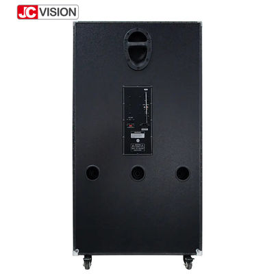JCVISION ABS प्लास्टिक आउटडोर ब्लूटूथ ट्रॉली स्पीकर टच स्क्रीन डिस्प्ले के साथ वाईफाई