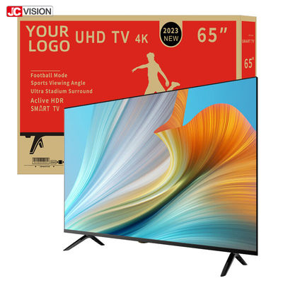 JCVISION 65 इंच स्मार्ट टीवी इंडोर डिजिटल साइनेज डिस्प्ले मल्टी लैंग्वेज ओएसडी के साथ