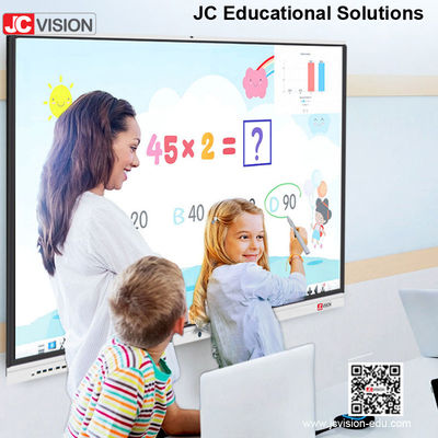 JCVISION इंटरैक्टिव स्मार्ट बोर्ड ऑल-इन-वन सॉल्यूशन क्लासरूम टीचिंग IR टच