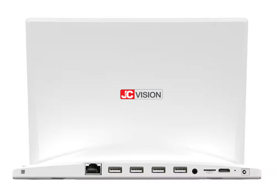 JCVISION L आकार 10.1 इंच विज्ञापन प्रदर्शन एंड्रॉयड टैबलेट प्रतिक्रिया कियोस्क