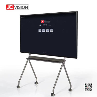 JCVISION ब्राइटनेस 350cd/m2 इंटरैक्टिव फ्लैट पैनल डिस्प्ले OPS PC प्लग मॉडल के साथ