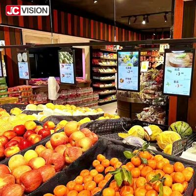 JCVISION स्थापित करने में आसान डिजिटल साइनेज डिस्प्ले इलेक्ट्रॉनिक शेल्फ लेबल एलसीडी डिस्प्ले टीएफटी प्रौद्योगिकी