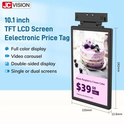 JCVISION स्थापित करने में आसान डिजिटल साइनेज डिस्प्ले इलेक्ट्रॉनिक शेल्फ लेबल एलसीडी डिस्प्ले टीएफटी प्रौद्योगिकी