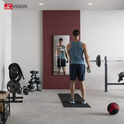 इंटरैक्टिव मैजिक वर्कआउट मिरर, एक्सरसाइज टच स्क्रीन फिटनेस स्मार्ट मिरर