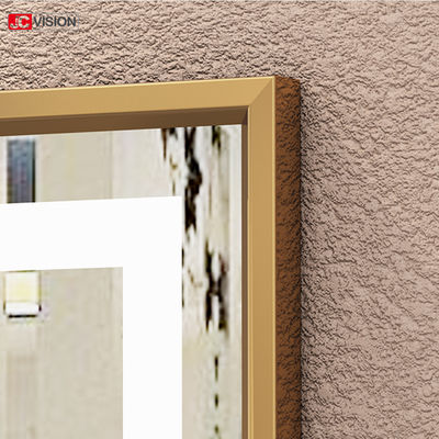 एल्यूमीनियम फ्रेम DIY स्मार्ट दर्पण दीवार टच स्क्रीन मेकअप दर्पण हेयर सैलून
