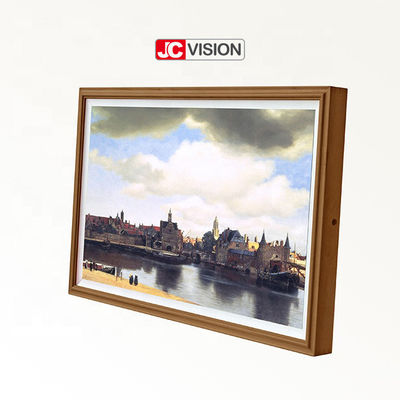 JCVISION एलसीडी डिजिटल फोटो फ्रेम 32 इंच एलिगेंट आर्ट वॉल माउंटेड डिजिटल फोटो फ्रेम