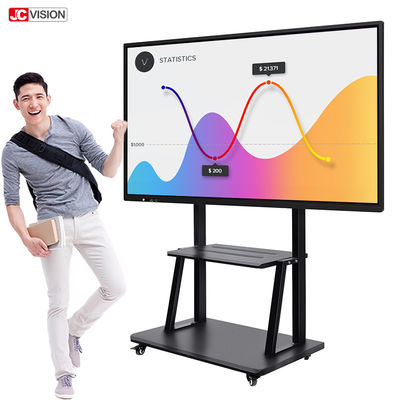 IFPD 65 इंच IR इंटरैक्टिव LCD व्हाइटबोर्ड 4K शिक्षा के लिए