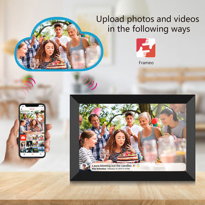 JCVISION JC-FRAME डिजिटल फोटो फ्रेम 10.1 इंच वाईफाई एंड्रॉइड फोटो वीडियो डिजिटल फोटो फ्रेम