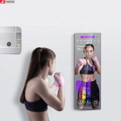 42 इंच फर्श पर खड़ा जादुई दर्पण डिस्प्ले विज्ञापन एलसीडी इनडोर प्लेयर