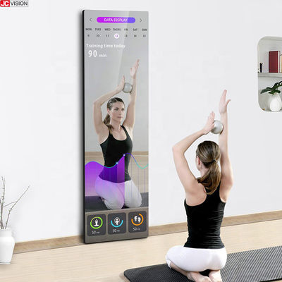 42 इंच फर्श पर खड़ा जादुई दर्पण डिस्प्ले विज्ञापन एलसीडी इनडोर प्लेयर