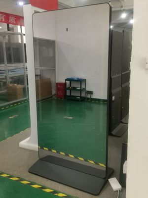 वर्चुअल 3D वर्कआउट टीवी 55 इंच DIY स्मार्ट मिरर इंटेलिजेंट टच स्क्रीन