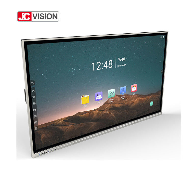 4K स्मार्ट 75 इंटरैक्टिव डिस्प्ले 20 पॉइंट्स OLED स्मार्ट इंटरैक्टिव व्हाइटबोर्ड शिक्षा के लिए