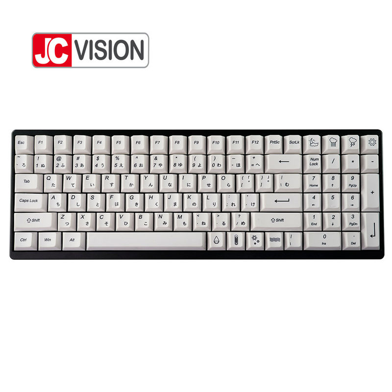 JCVISION 96 कुंजी DIY मैकेनिकल कीबोर्ड नॉन हॉट स्वैपेबल प्रोग्रामेबल PCB ANSI का समर्थन करता है