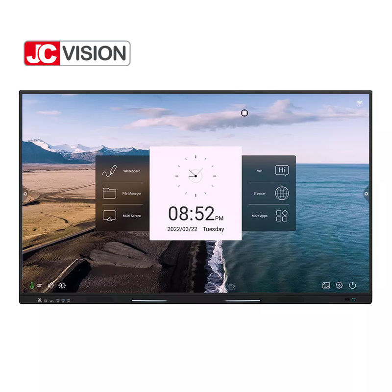 55 - 100 इंच स्मार्ट इंटरएक्टिव व्हाइटबोर्ड 4K UHD DLED बैकलाइट स्कूल शिक्षण के लिए