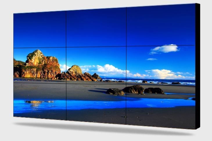 3.5 मिमी बेज़ल 500cd/m2 FHD LCD पैनल Jcvision 46 इंच 16.77M रंग