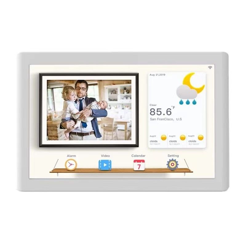 JCVISION JC 350cd/m2 डिजिटल फोटो फ्रेम 10.1" आईपीएस वाईफाई एंड्रॉयड फोटो वीडियो