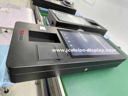JCVISION सेल्फ सर्विस ऑर्डरिंग कियोस्क 24 इंच दीवार पर लगाने/फर्श पर खड़े होने की स्थापना के लिए